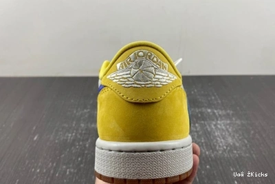 Low Reliable Travis 45 OG Scott  SP DZ4137-700 Canary Retro Jordan 1 (Women's) 1023